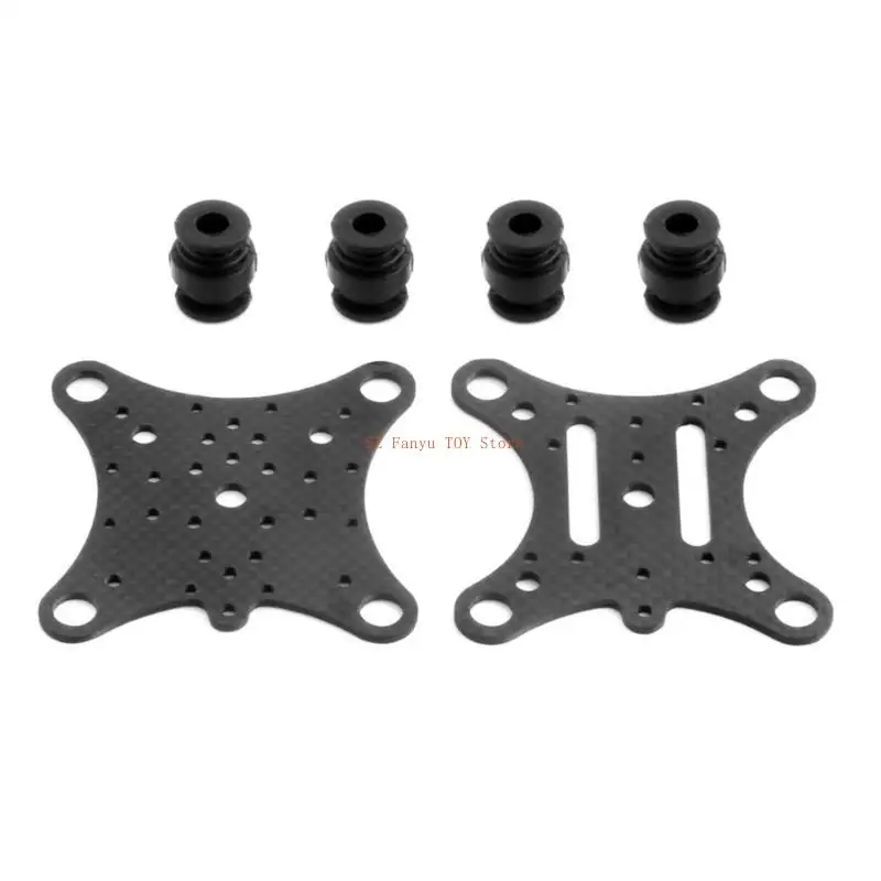 

96GC Carbon Fiber AntiVibration Plate with Rubber Balls for Drones Camera Stability