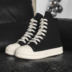 2024 Spring/Summer New High Top Canvas Shoes Korean Edition Versatile Breathable Sports Board Shoes