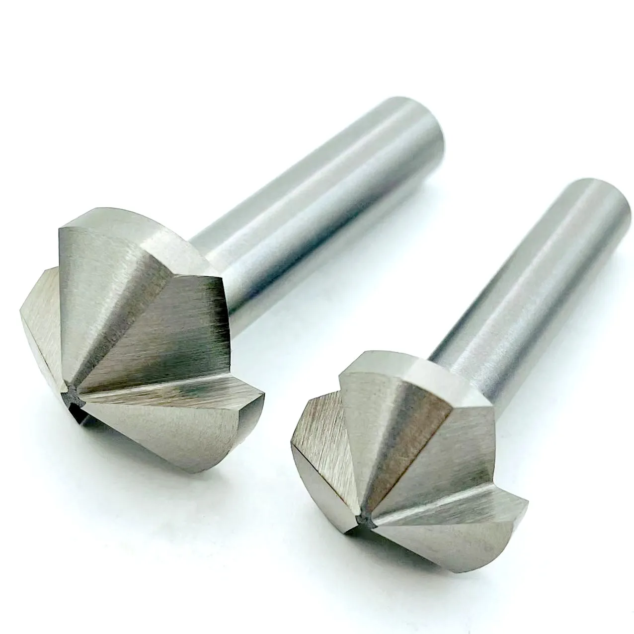 1PCS 3 Flute 120 degree HSS Countersink chamfering too Wood Steel Chamfer Cutter Power Tool 4.5 to 60mm Chamfer tool