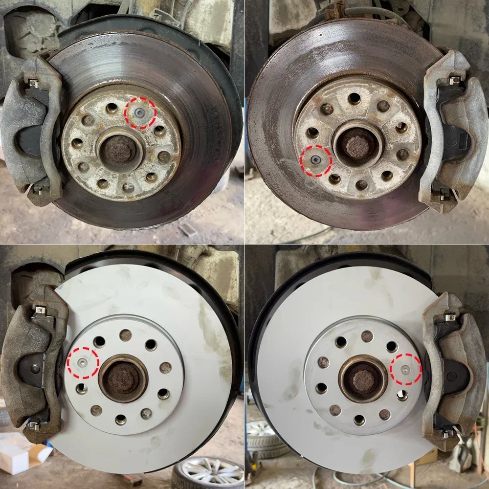 M6 x 16mm wirnik hamulca tarcza sześciokątna śruby z łbem stożkowym do Vauxhall Opel Holden Calibra A 1997 1996 1995 1994 1993 1992