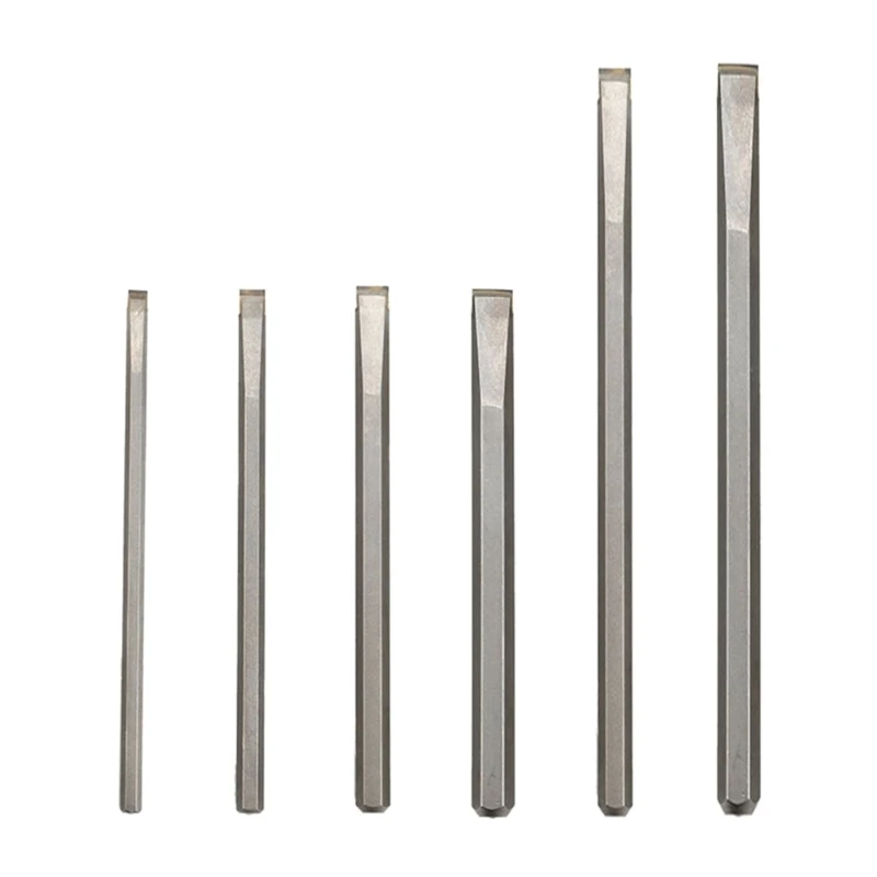 Hardened Steel Straight Chisels Stone Carving Engraving Cold Chisels