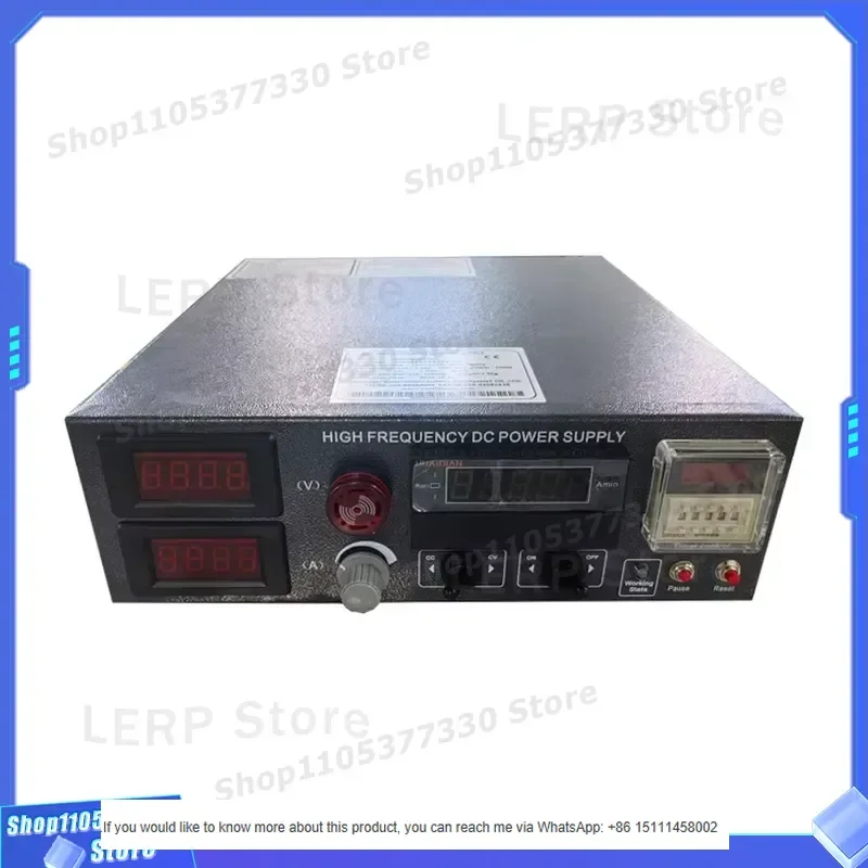 230V Single Phase 12V 50A Electroplating Rectifier With Ampere-Hour Meter and Timer Relay