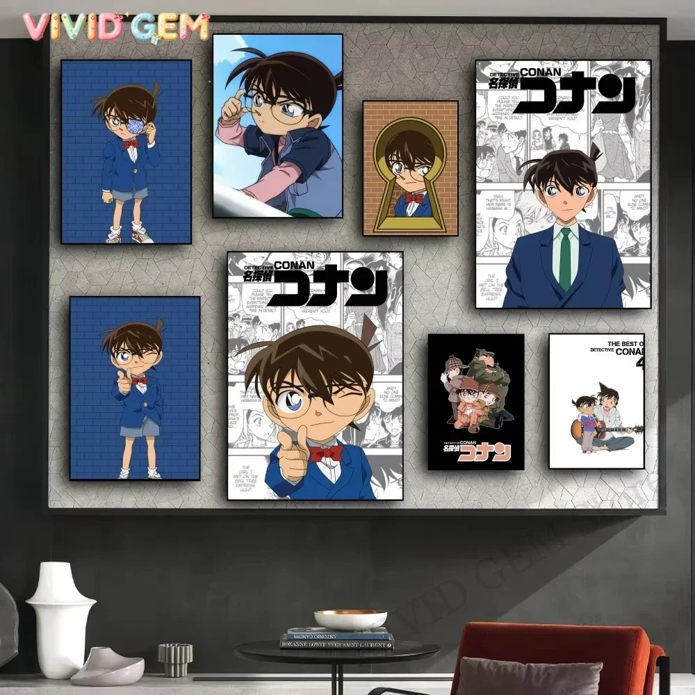 VIVID GEM DIY Detective Conan Diamond Painting Manga Panel Anime Handmade Art Exquisite Creative Gift Home Decoration