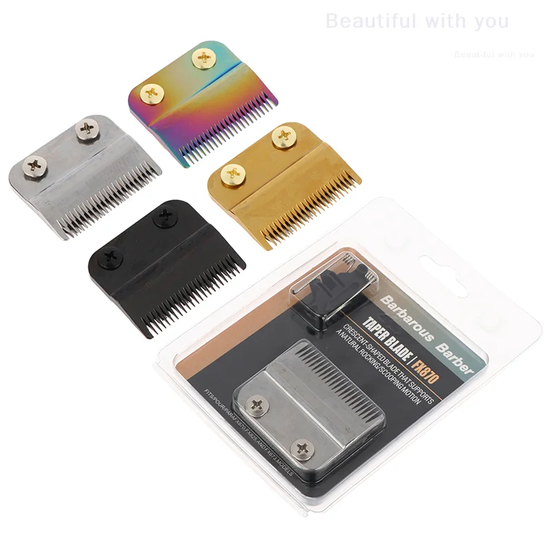 

Metal Hair Clipper Cutter Head Replacement Blade Set For For 870 Electric Hair Trimmer Shaver With 2 Screws