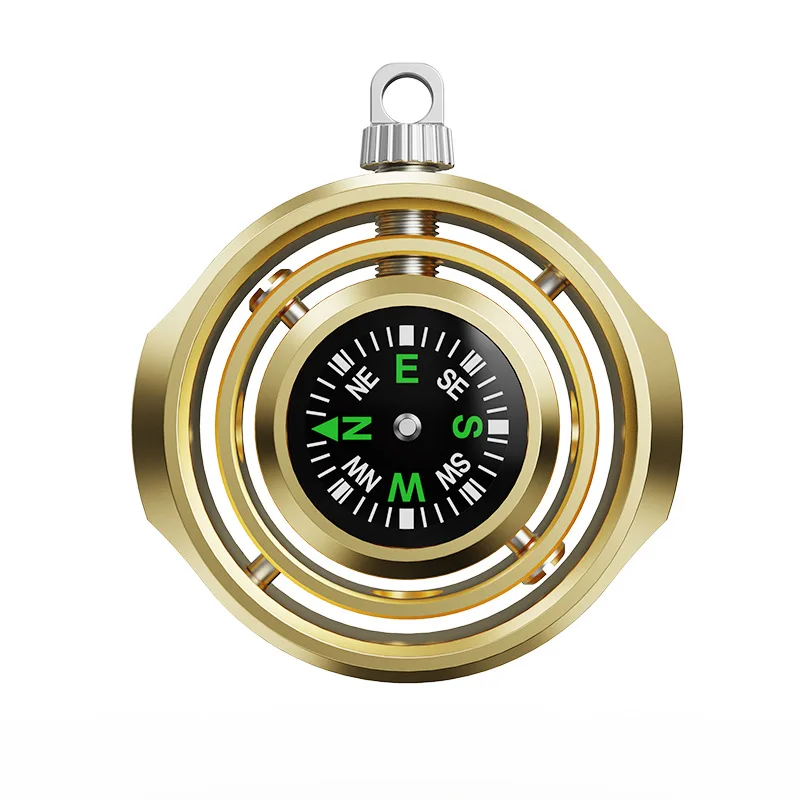 Kompass Mini Fidget Roller Spinner EDC Metall Kreisel Spitze Gyro Entlasten Stress Relief Spielzeug Anhänger Antistress Für Kinder