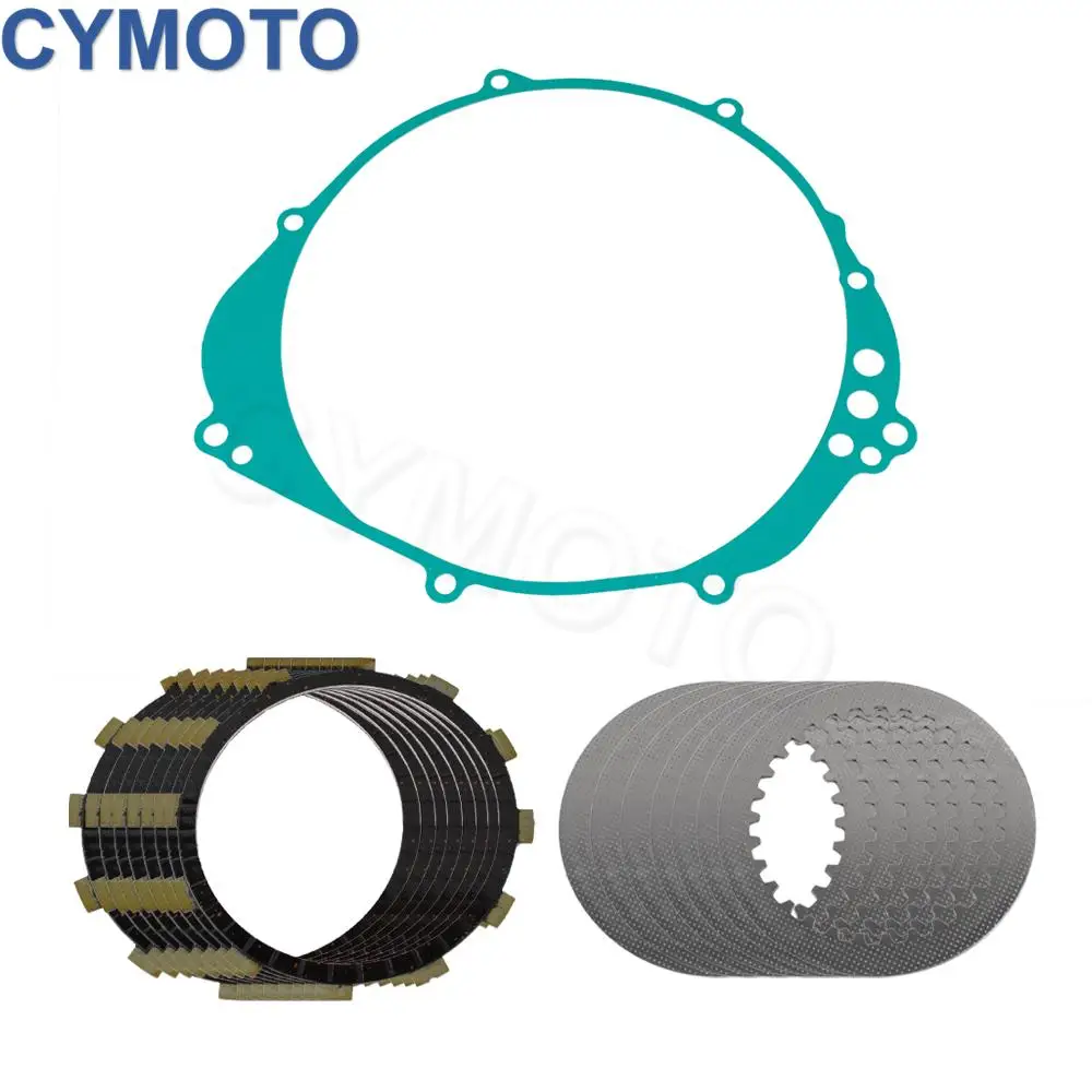 Motorcycle Parts Clutch Piece Kit For Yamaha YZFR1 YZF R1 1998 1999 2000 2001 2002 2003 Clutch Friction Disc Plate Kit Set