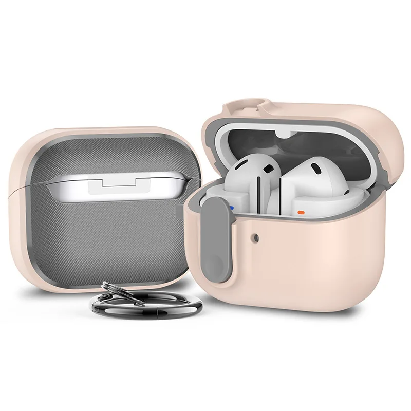 Samsung Galaxy Buds 3/3Pro ケース、安全なロック付き、Samsung