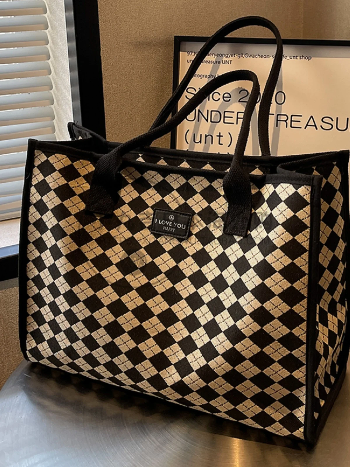 kazuki-canvas-tote-bag-large-capacity-travel-shopping-bag-single-shoulder-fitness-mommy-tot-bag-plant-floral-print-unisex-casual