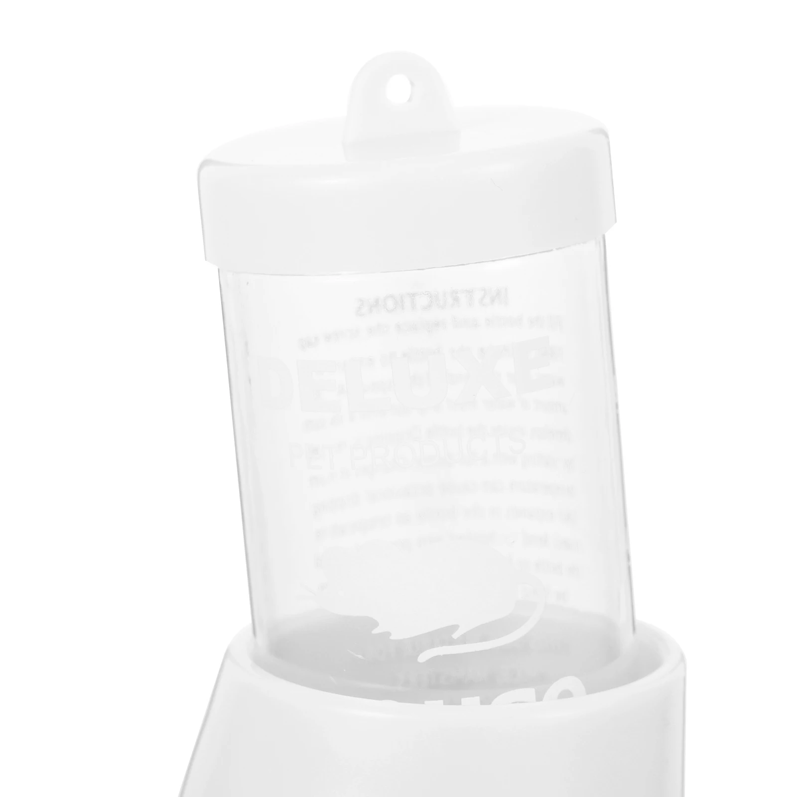 

Transparent Guinea Pig Water Bottle White Accessories Small Pet Feeder Holder PP Easy Observation Remaining Water Level