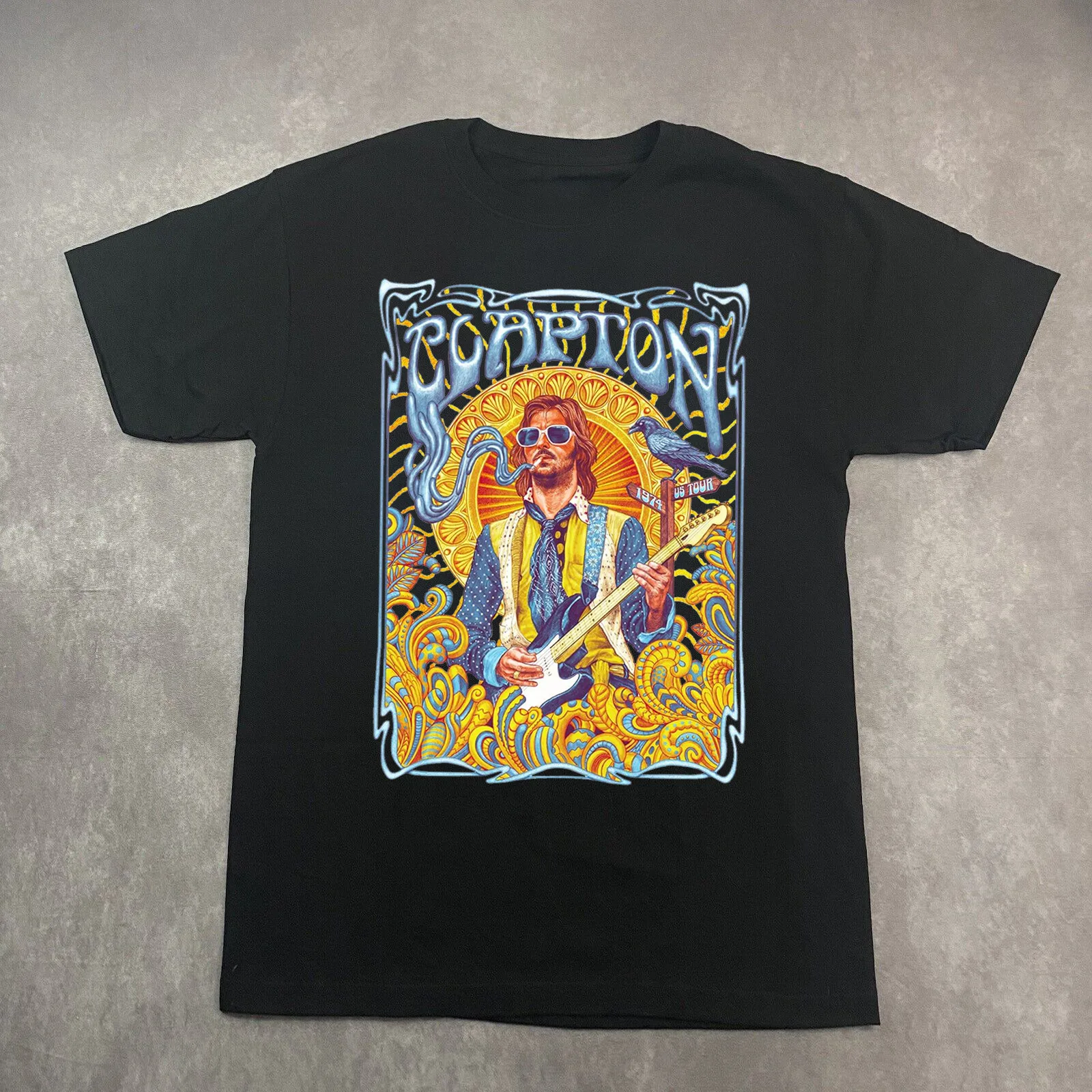 

Eric Clapton Us Tour Rock and Roll Music Unisex T-Shirt All Size