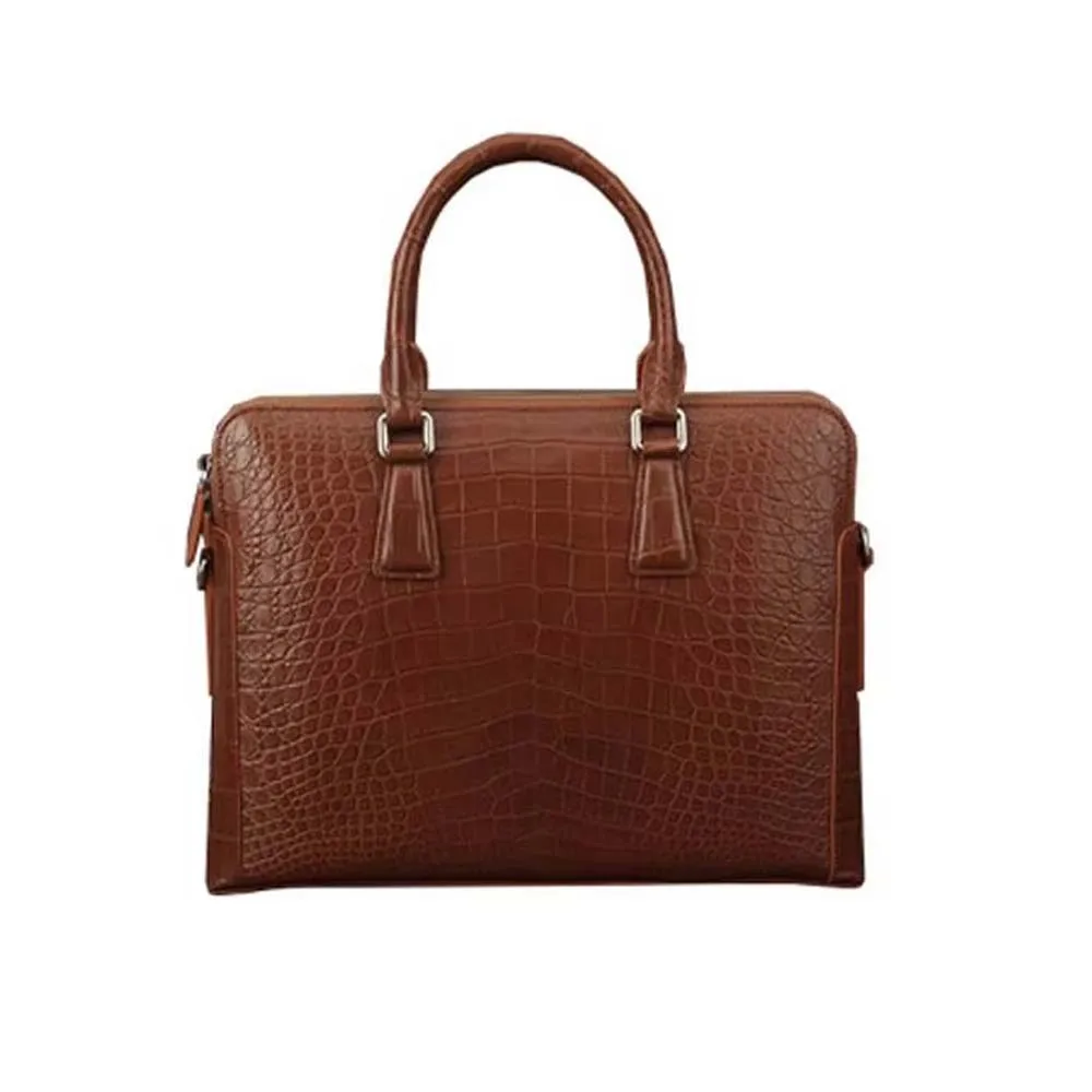 ourui bag male  business  men briefcase bag men handbag  male crocodile bag