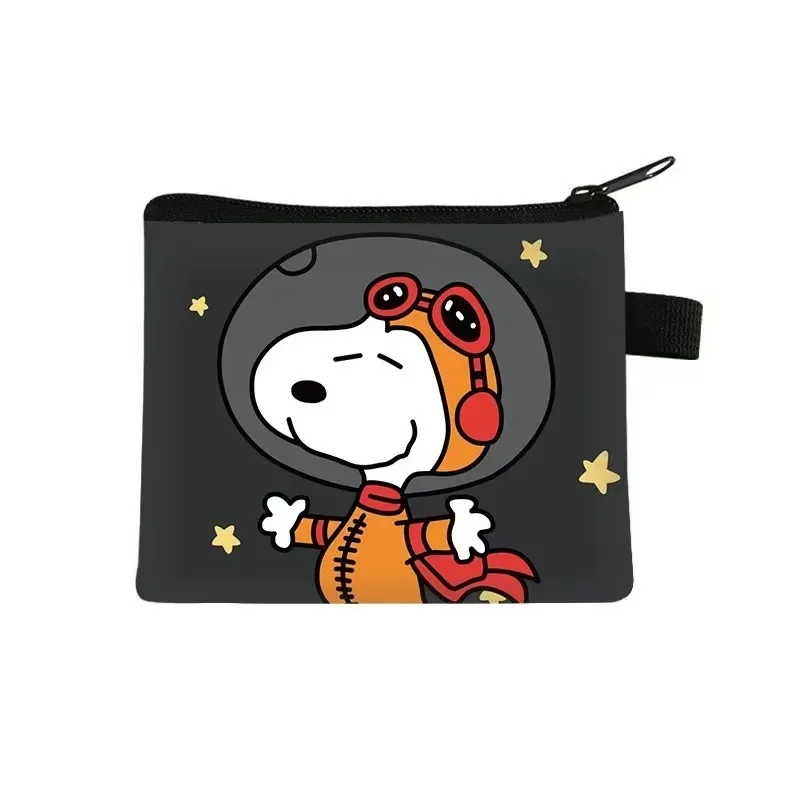 Kawaii Snoopy Canvas Coin Purse Fashion Women Wallet Lady Girls Earphone Coin Key Money Storage Bag Cartoon Zipper Pouch Gifts