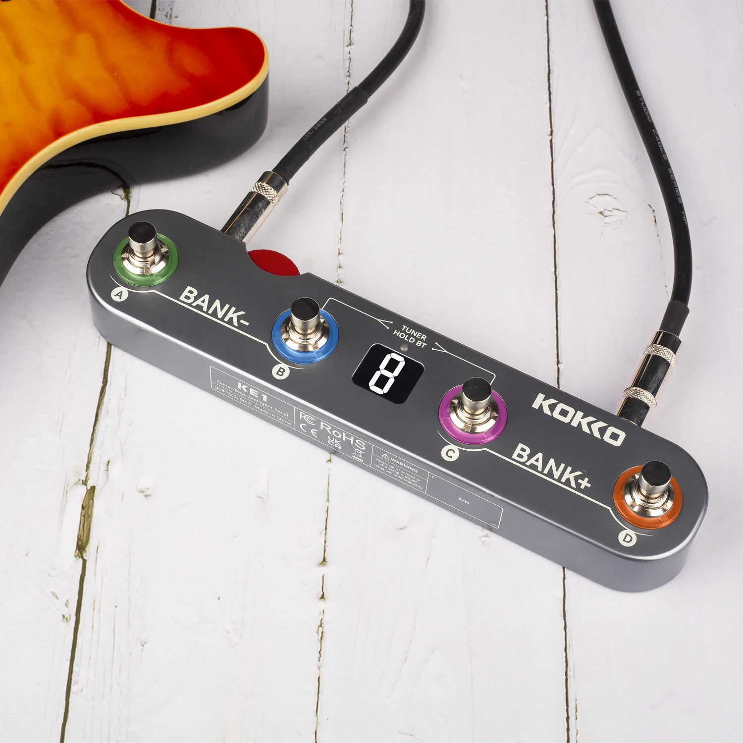 kokko-ke1-multi-functional-portable-guitar-effects-processor-—-36-presets-6-effect-modules-noise-reduction-boost-modulation