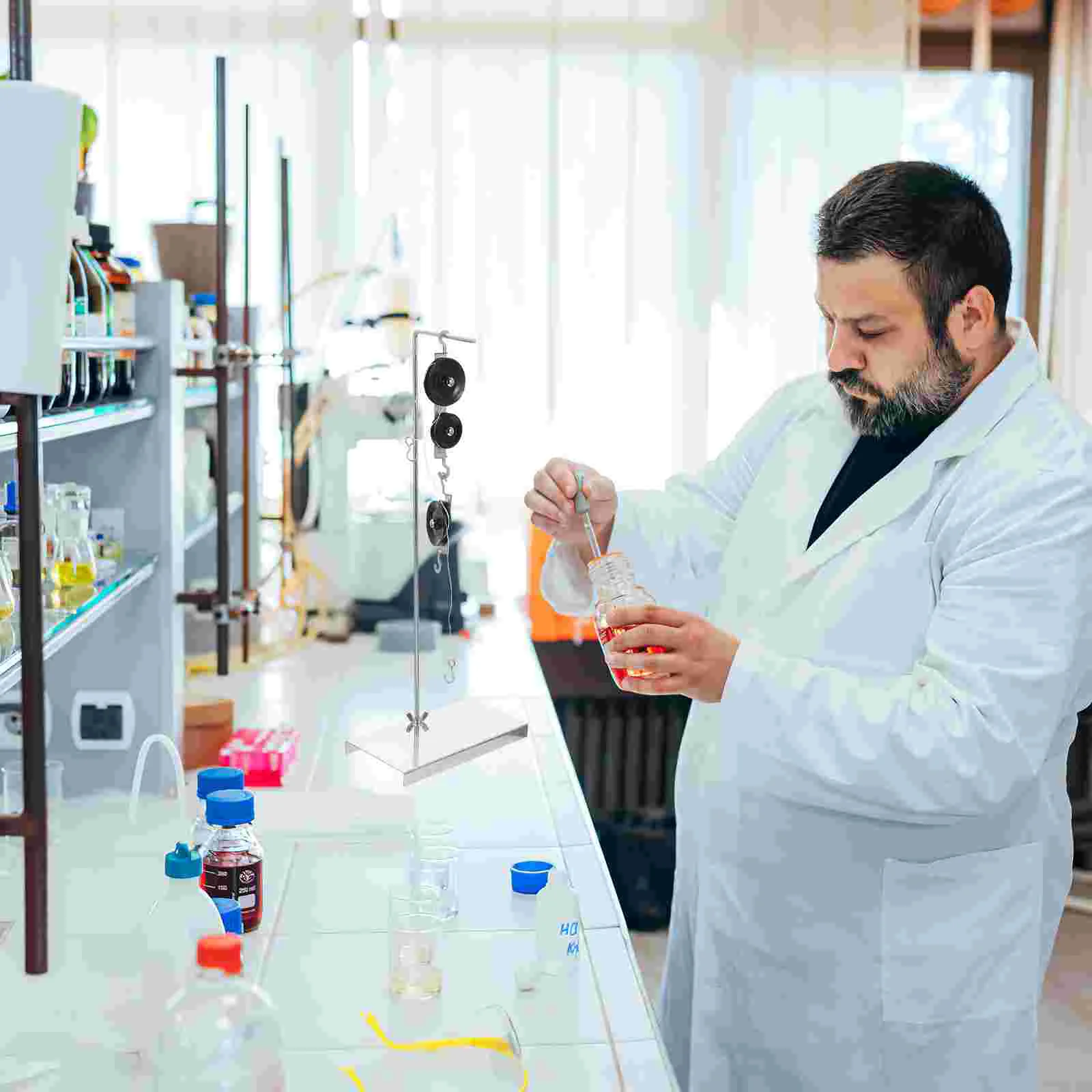 Pulley Block Experimental Equipment Rope Science Education Supplies Mechanic Tools Heavy