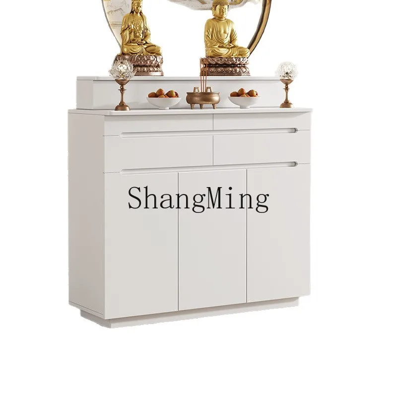 

ZYY Household Modern God of Wealth Theater Bodhisattva Offering Standing Cabinet Living Room Offering Incense Table