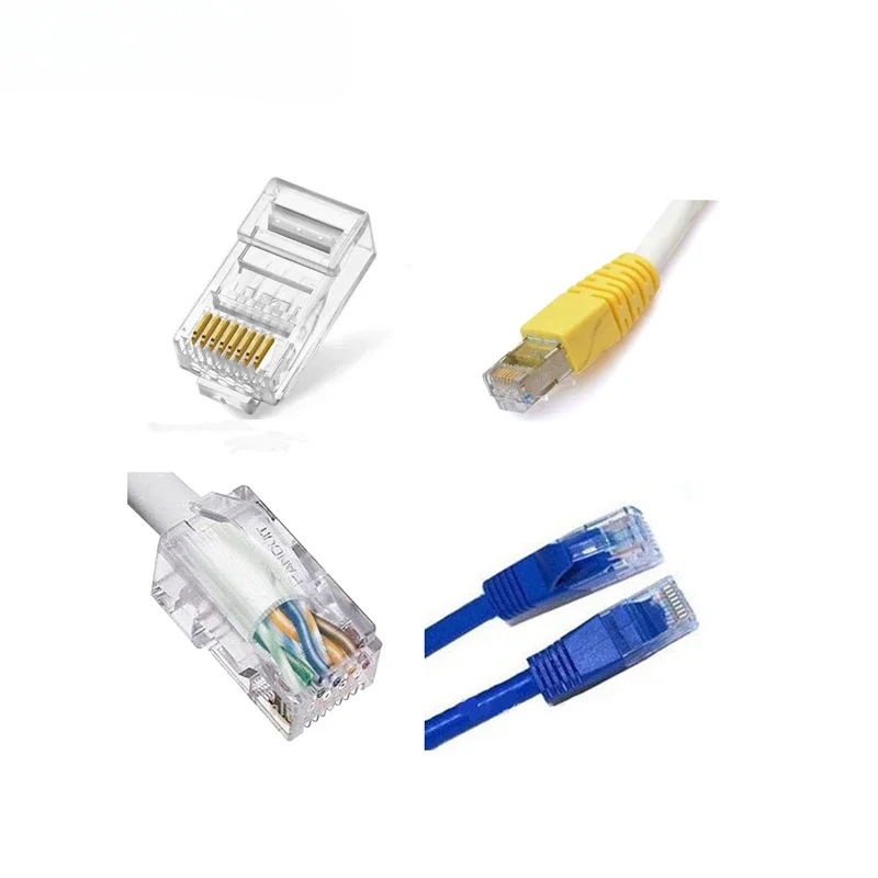 EW-10G Network cable making semi-auto patch cord rj45 crimping machine