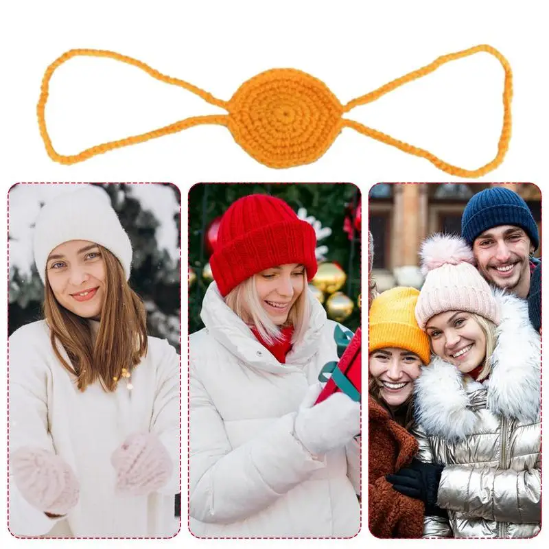 Nose Mitten Comfortable Wool Nose Guard Outdoor Nose Protector Winter Accessories Nose Warmer For Skiing Ice Skating