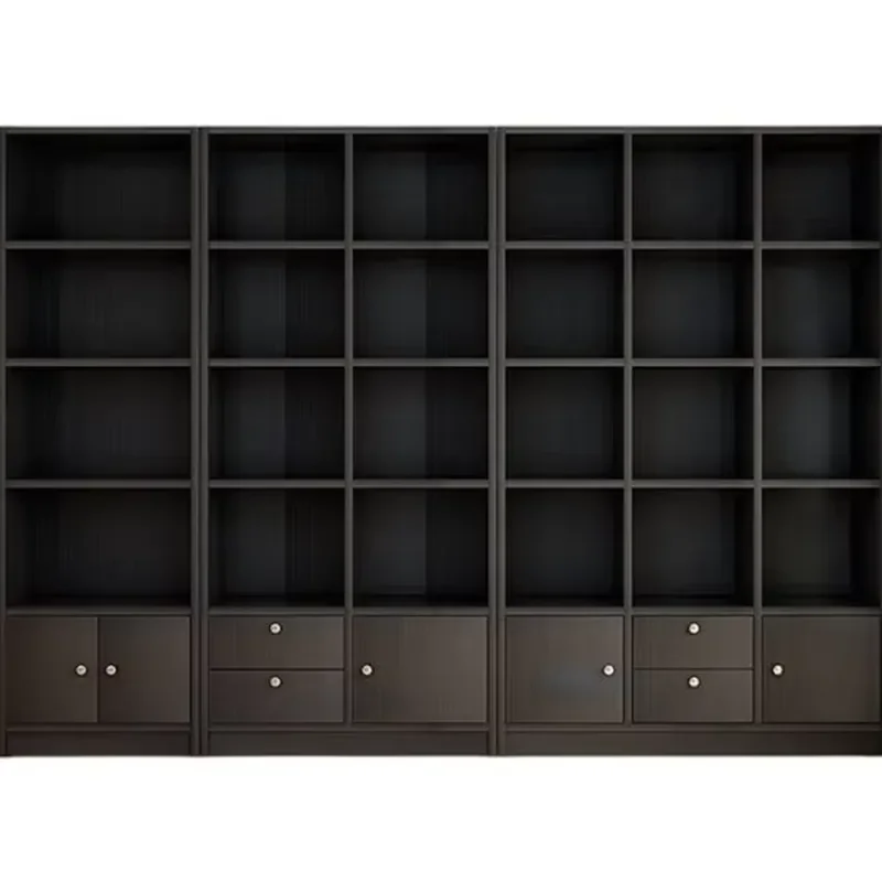 Custom DIY Melamine Bookcase Storage Shelf Unit for Home Office Library Organization Furniture