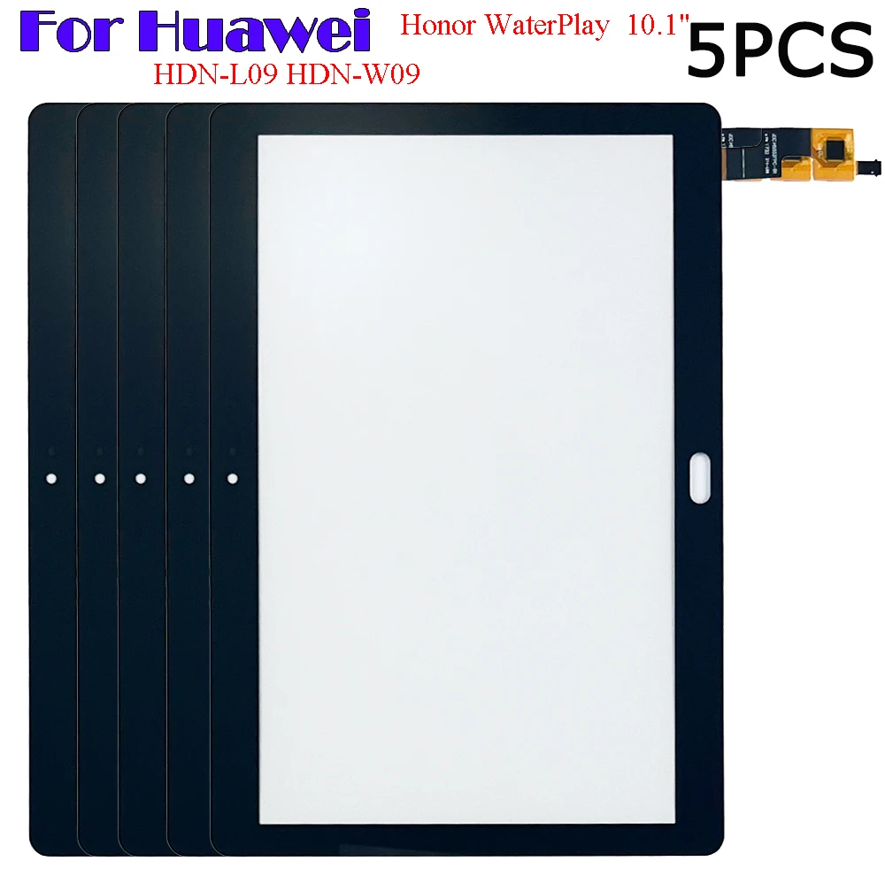 

5PCS New For Huawei Honor WaterPlay 10.1" HDN-L09 HDN-W09 Touch Screen + OCA LCD Front Glass Panel Replacement