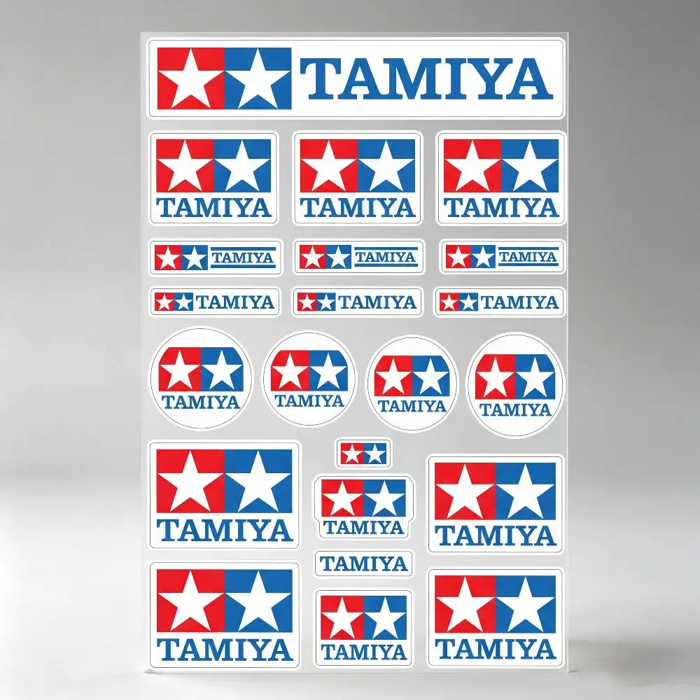 Poster Ta-mi-ya Motorcycle Reflective Stickers Waterproof Decals For Helmet Scooter Fuel Tank Toolbox Racing