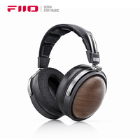 FiiO FT1 Closed-Back Headphones 32Ω HiFi Earphones 60mm Large Dynamic Driver Earbuds Nanowood Fiber Composite Diaphragm Headset