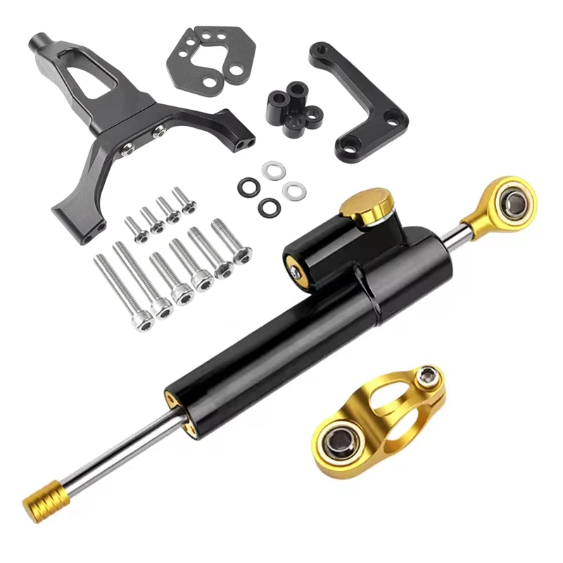 

Motorcycle Steering Damper Bracket Stabilizer Support For YAMAHA MT 09 MT09 2024 2025 Speed Wobble Safety Accessories