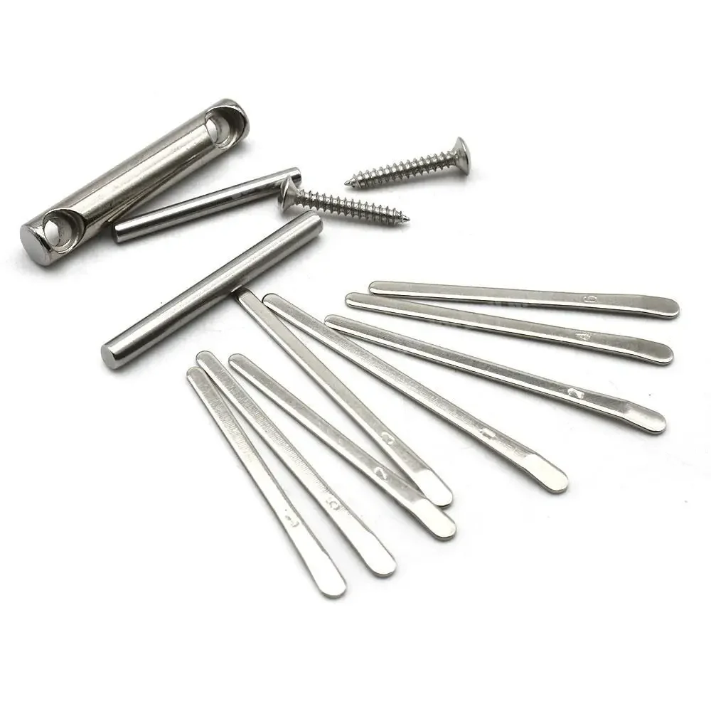 

1 Set Piano Kalimba Bridge Saddle 8 Key Set DIY Spare Parts Guitar Accessories Luthier Tool