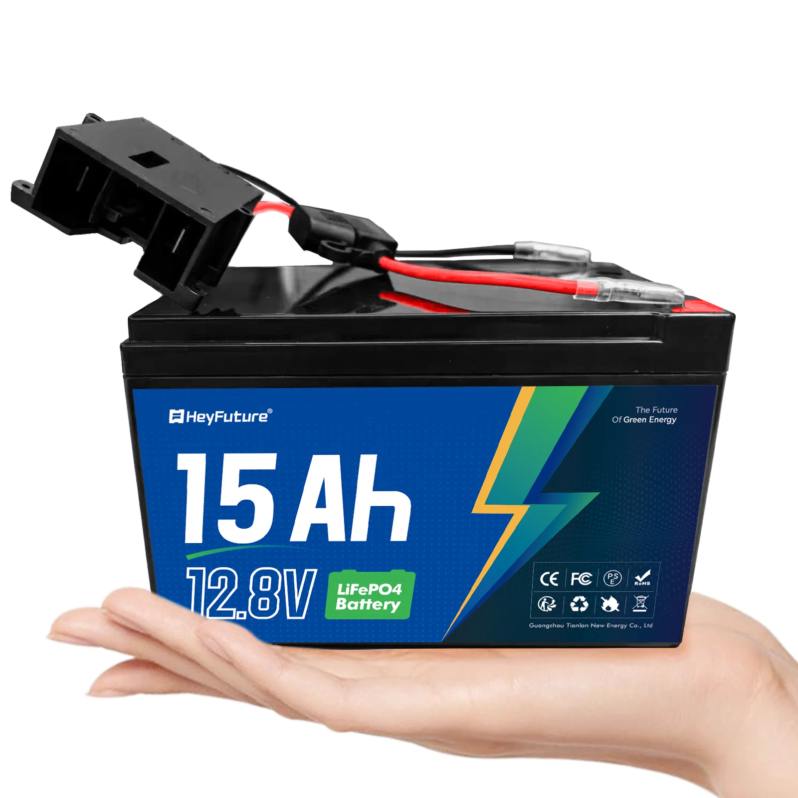 

Аккумулятор LiFePO4 12В 15Ач для детских электромобилей, комплект для модернизации, литиевая батарея 12В с BMS 20А, более 2000 циклов глубокого разряда