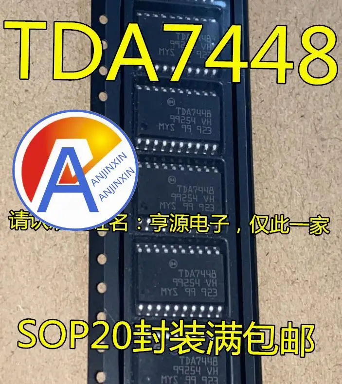 10pcs 100% orginal new  TDA7448 SOP-20 feet TDA744813TR audio processor/driver