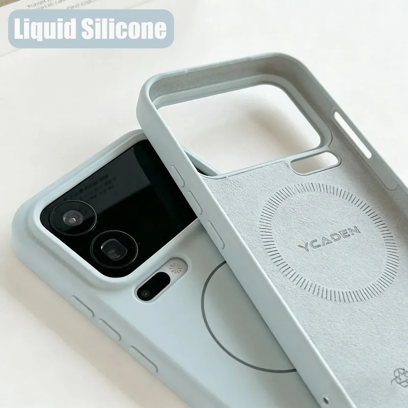 

Original Liquid Silicone For Magsafe Case For Xiaomi 17 Pro Max 15 Ultra 14 13 Pro Shockproof Magnetic Wireless Charge Cover