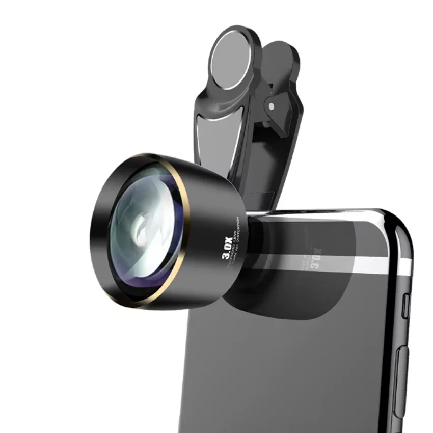 5K 3X Telephoto Lens HD Phone Camera Portrait Lens for iPhone Smartphone 85mm 3.0x Multi-layer Coating No Distortion