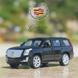 1:36 Cadillac SUV Escalade Alloy Car Model Diecasts Metal Toy Vehicles Pull Back Car Model High Simulation Collection Kids Gifts