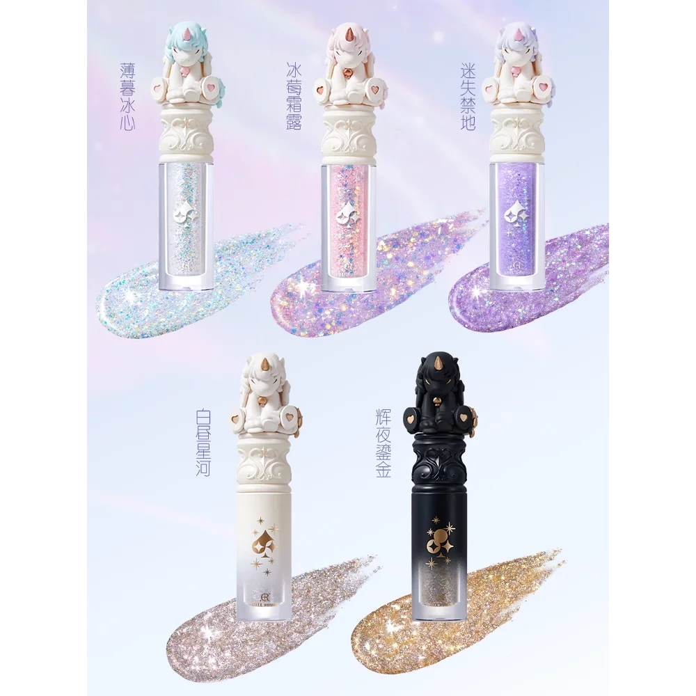 

Cute Rumor Unicorn Liquid Eyeshadow Moonlight Super Shiny Pearlscent Eye Shadow Long-lasting Waterproof Korea Makeup Cosmetics