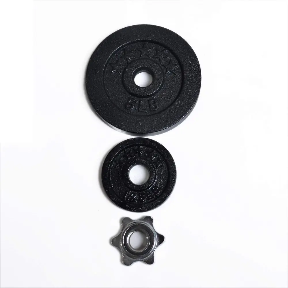 زوج من الدمبل القابل للتعديل بوزن 52.5 رطل، وأقصى وزن 105 رطل، ومقابض من الكروم، وأطواق شديدة التحمل