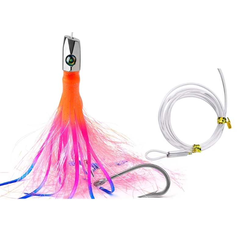 

Fishing Lures Saltwater Octopuses Fishing Lures Metal Jig Head Skirts Lures