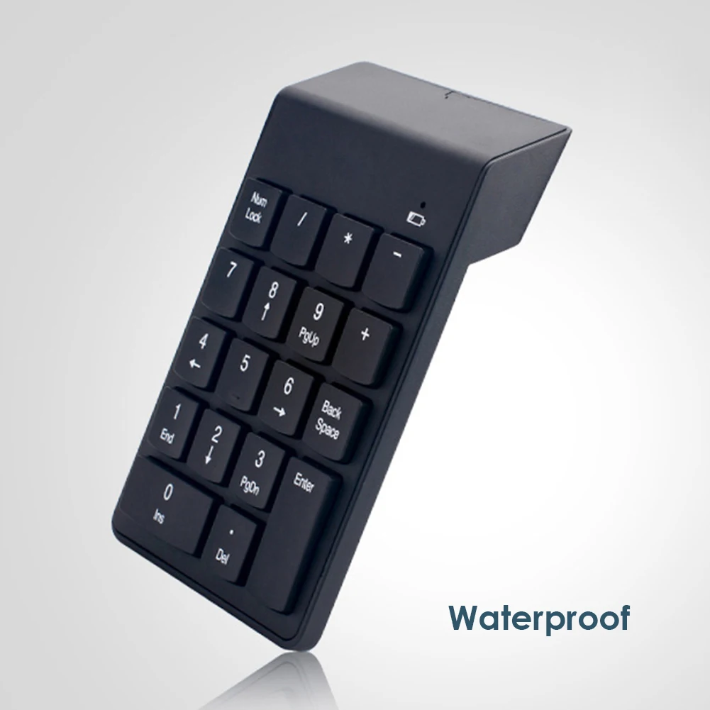 18 klawiszy Bezprzewodowa klawiatura numeryczna 2.4G do laptopów i tabletów Klawiatura cyfrowa Numpad