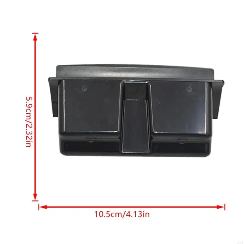 M76E Mittelarmlehnen-Aufbewahrungsbox-Einsatz für die Modellreihe 2007–2014, schwarze ABS-Konsolenablage für Schlüssel, Karten – Detail 6