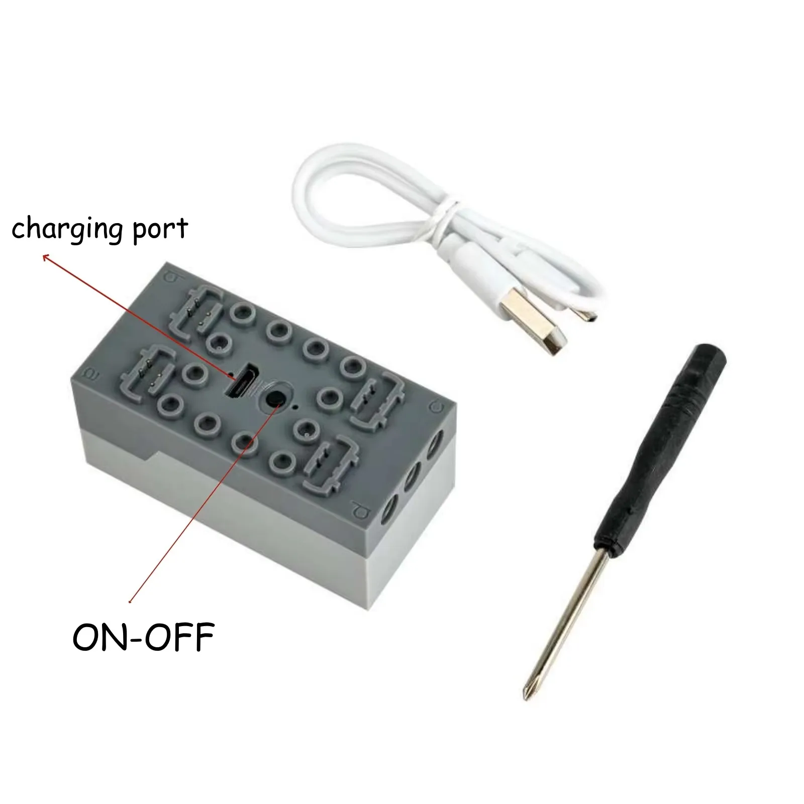 طقم التحكم عن بعد MOC 2.4 جيجا هرتز مع صندوق بطارية ليثيوم ومحركات محسنة لـ legoeds - نماذج سيارات رياضية متوافقة مع 1:14