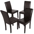 Dining Chair, Set Of 4, Brown