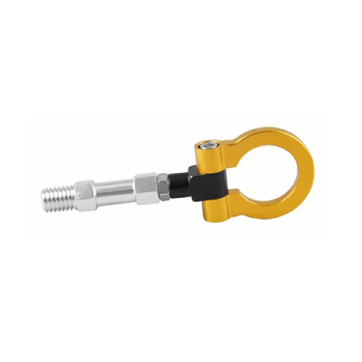 

Aluminum Alloy Front Tow Hook Car Durable Towing Bar Trailer Adjustable Ring Easy Install No Damage Bumper Stylish Universal