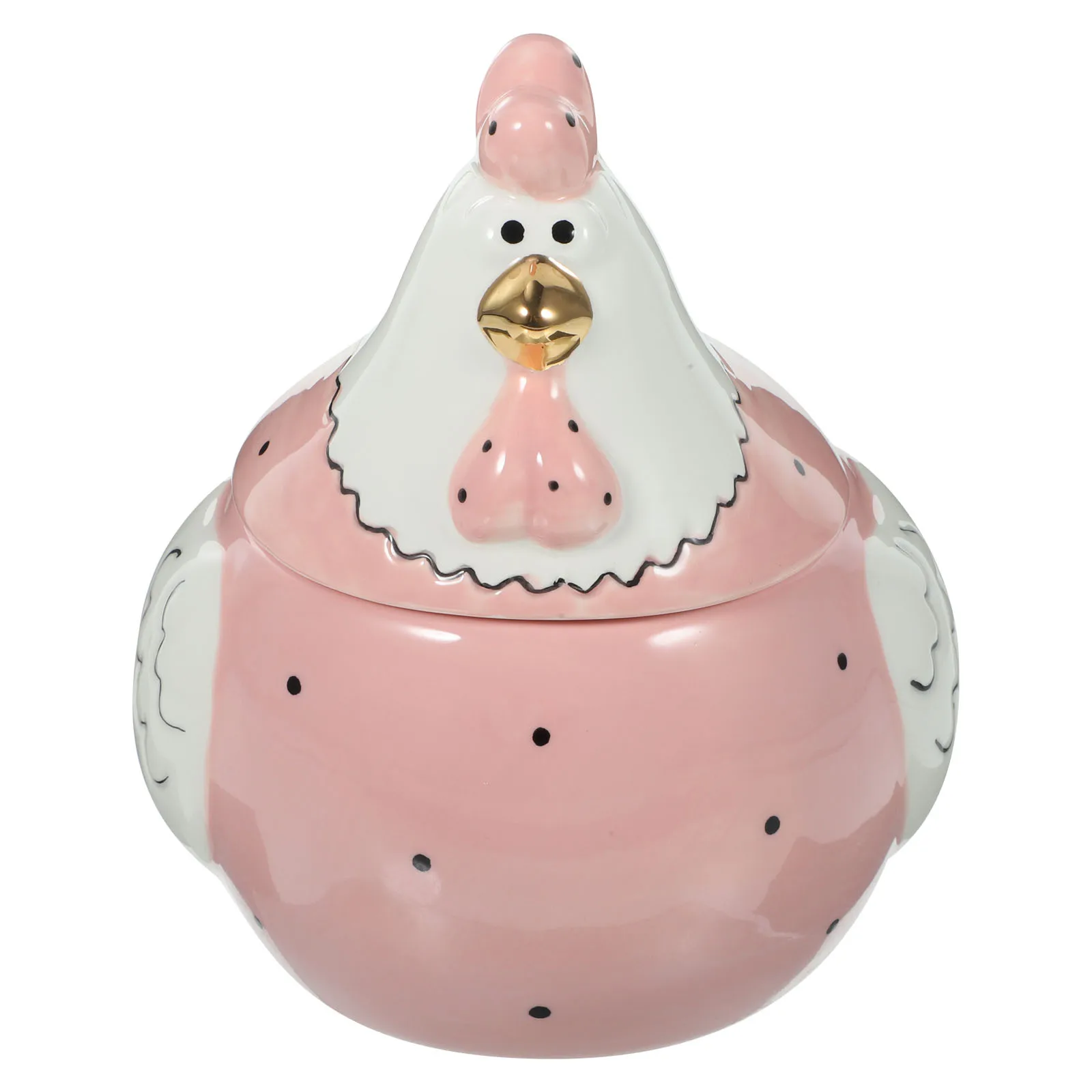 Ceramic Decorative Candy Jar Jewelry Organizer Small Jewelry Box Creative Desktop Storage Easter Gift