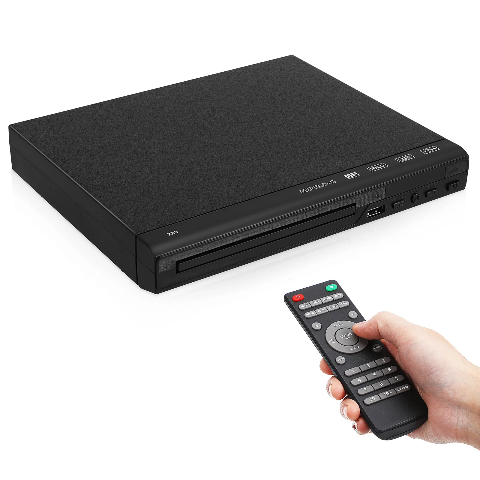 

High-Resolution Home Dvd Player Compact Portable Multi-Format Vcd Dvd Cd Compatible User-Friendly Operation Mini Size Stereo