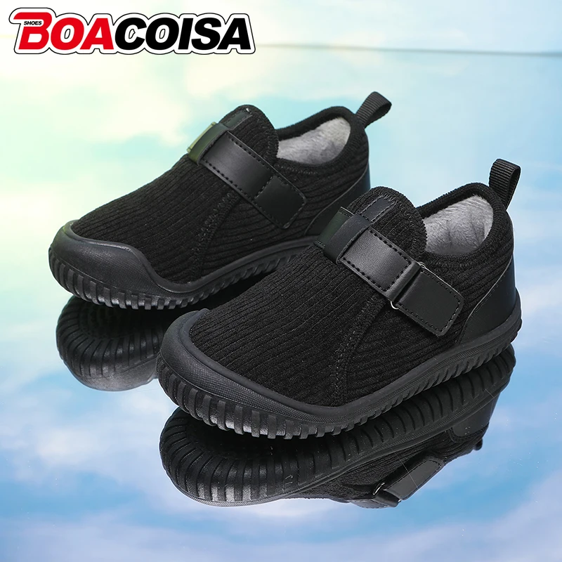 

Winter Children's Cotton Shoes Sneakers Comfort Widening Girls Boys Warm Casual Soft for Baby Infant Tennis Sports Running Flat