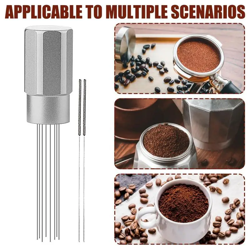 Herramienta de distribución de Espresso portátil, distribuidor de café, agitador profesional con