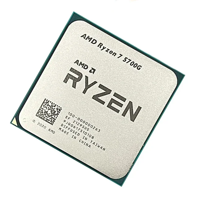 

For AMD R yzen 7 5700G R7 5700G CPU Desktop Gamer Processor 3.8GHz 8-Core 16-Thread 65W Processor Socket AM4 R7 CPU Processor