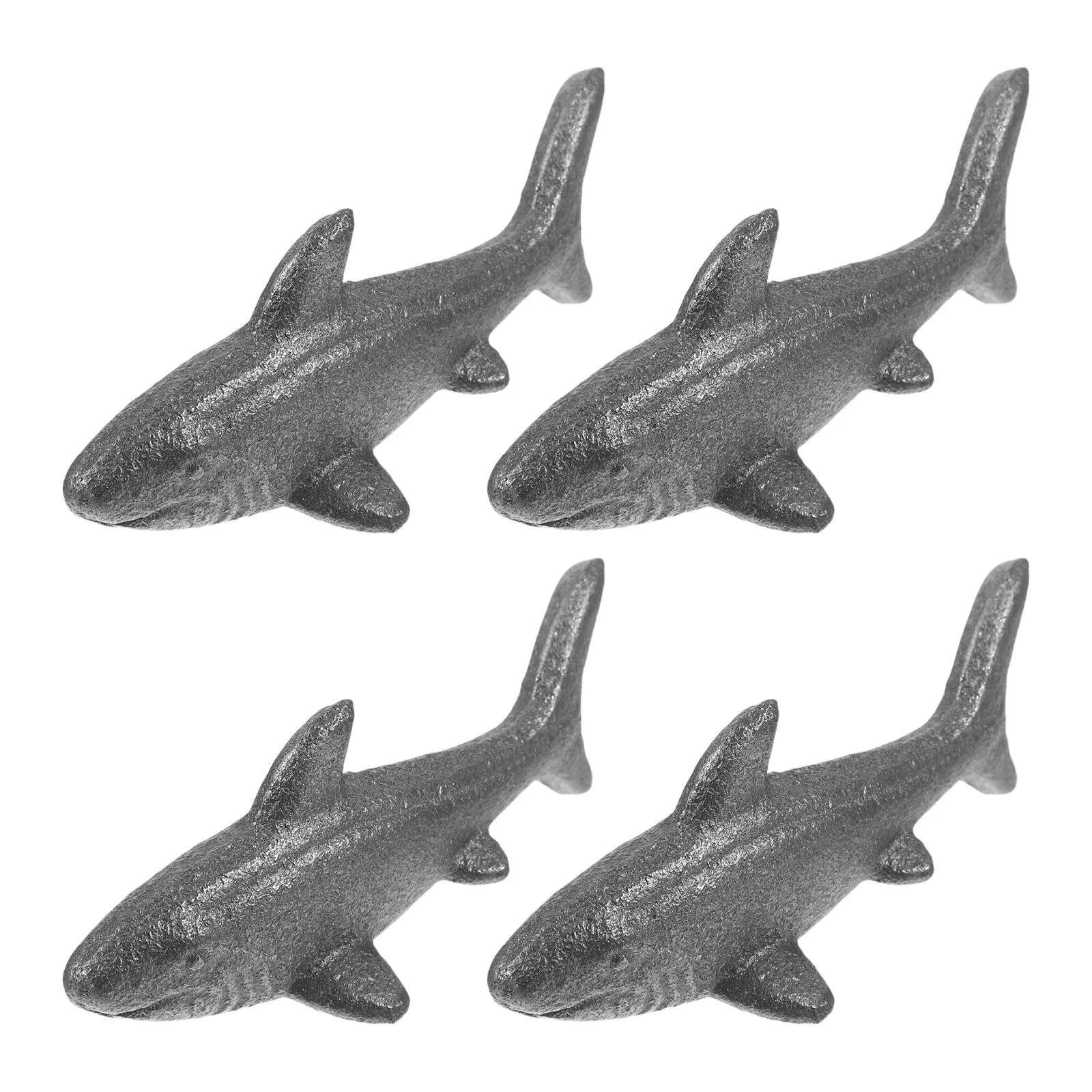

4Pcs Cast Iron Fish Cooking Tool Iron Supplement for Family Health Vegan Athletes Lucky Lron Fish Vegan Anemia Solution