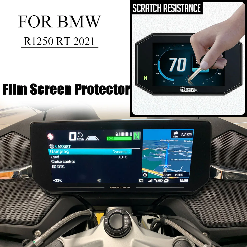 New Motorcycle Screen Scratching Film Screen Protector For BMW R1250RT R1250 RT 2021