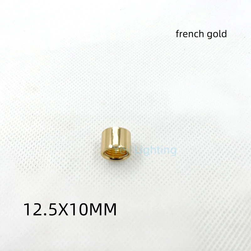 M10 Internal Tooth Connecting Tube Lamp Thread Tube Metal Thread Tube M10 Inner Thread Rod Iron Hollow Tube M10 Adapter Tube