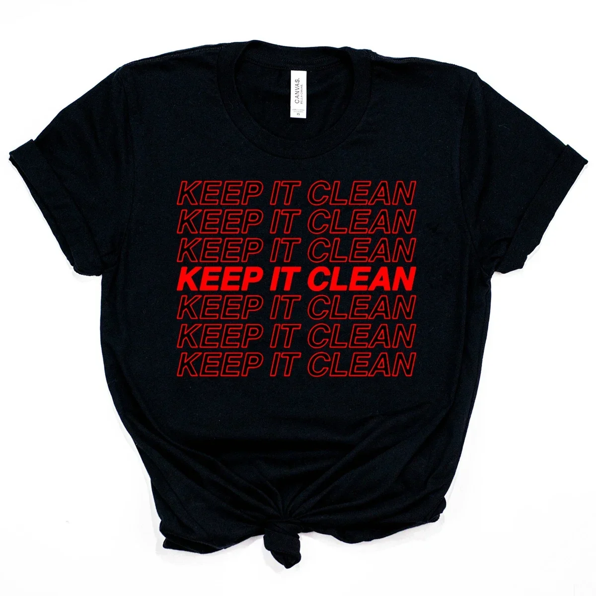 2024 Keep It Clean Shirt Funny Wash Your Hands Social Distancing T-Shirt Unsex Quarantine Shirts Introvert tshirt Cotton Tops