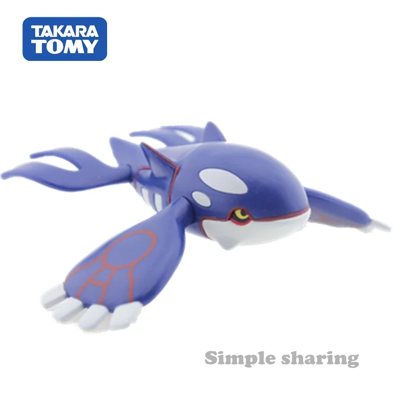 Takara Tomy Tomica Moncolle Ex Pokemon Figures Anime Characters ML-04 Kyogre Diecast Collection Model Baby Toys